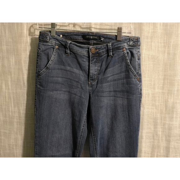 Women's One5one Jeans 6/28‎ Dark Wash Blue - Picture 1 of 5